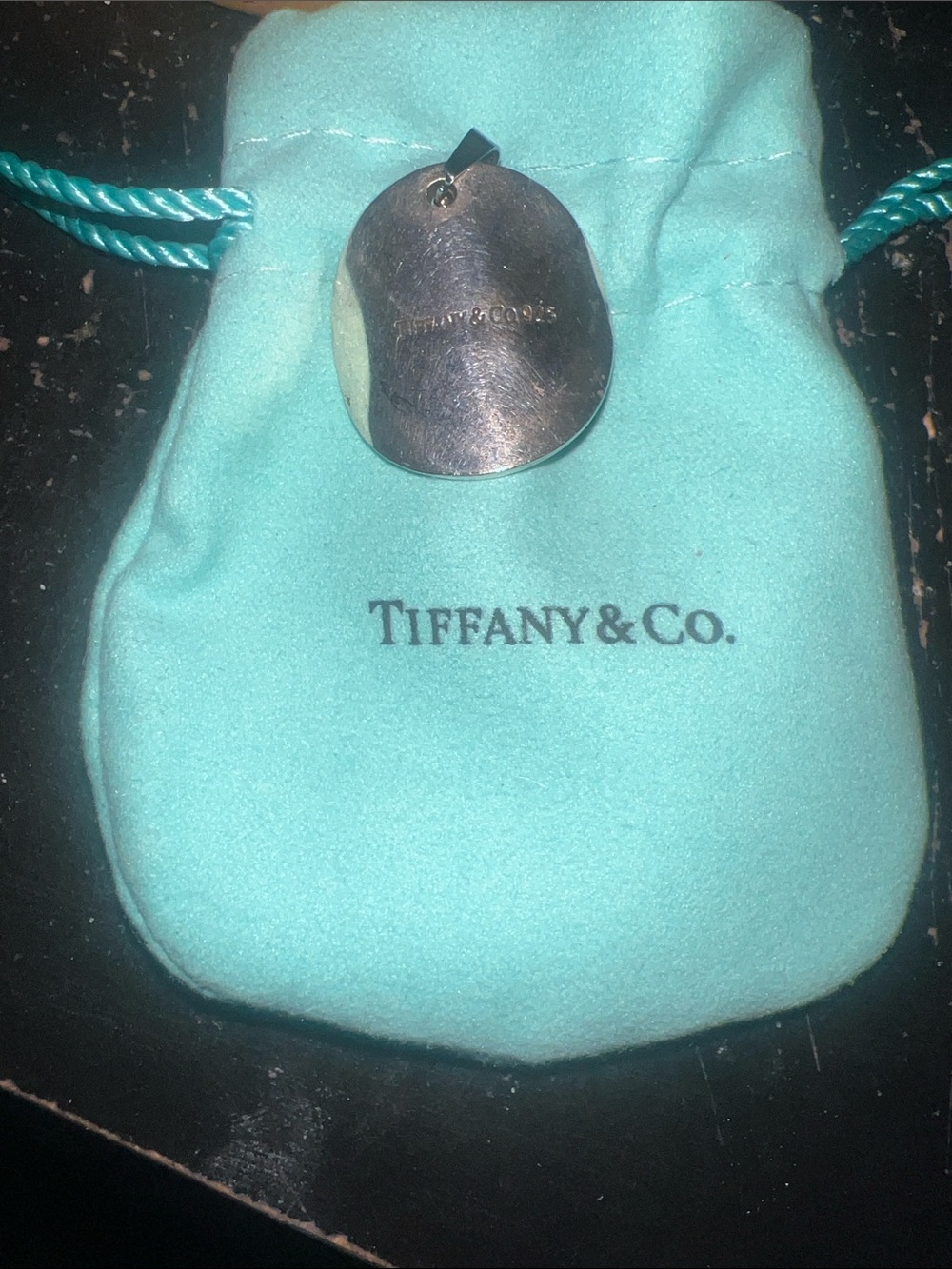 Tiffany & Co. Sterling Silver Pendant with box (lower $ w/o out packaging)